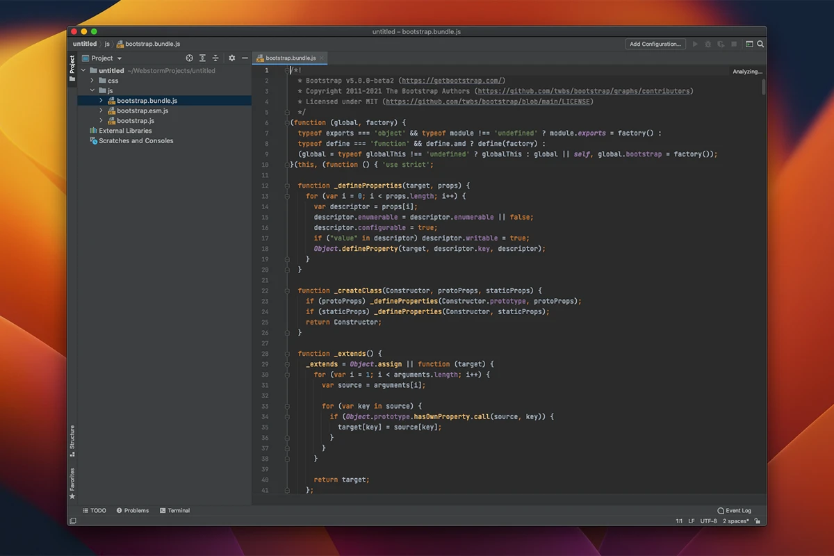 WebStorm for Mac v2023.3.5 JavaScript开发工具 破解下载-1