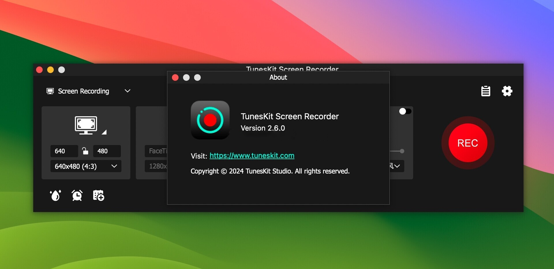 TunesKit Screen Recorder for Mac v2.6.0 录屏软件 破解下载-1