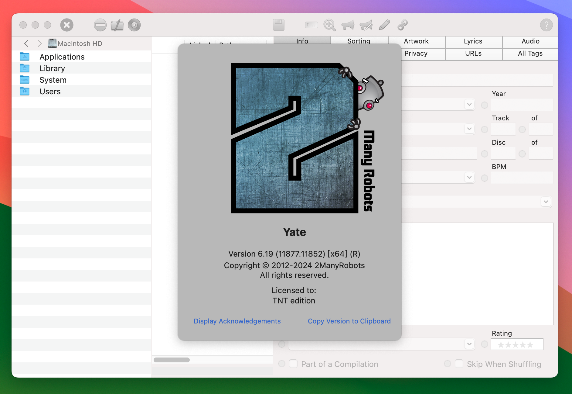 Yate for Mac v6.19 音乐标签管理工具 免激活下载-1