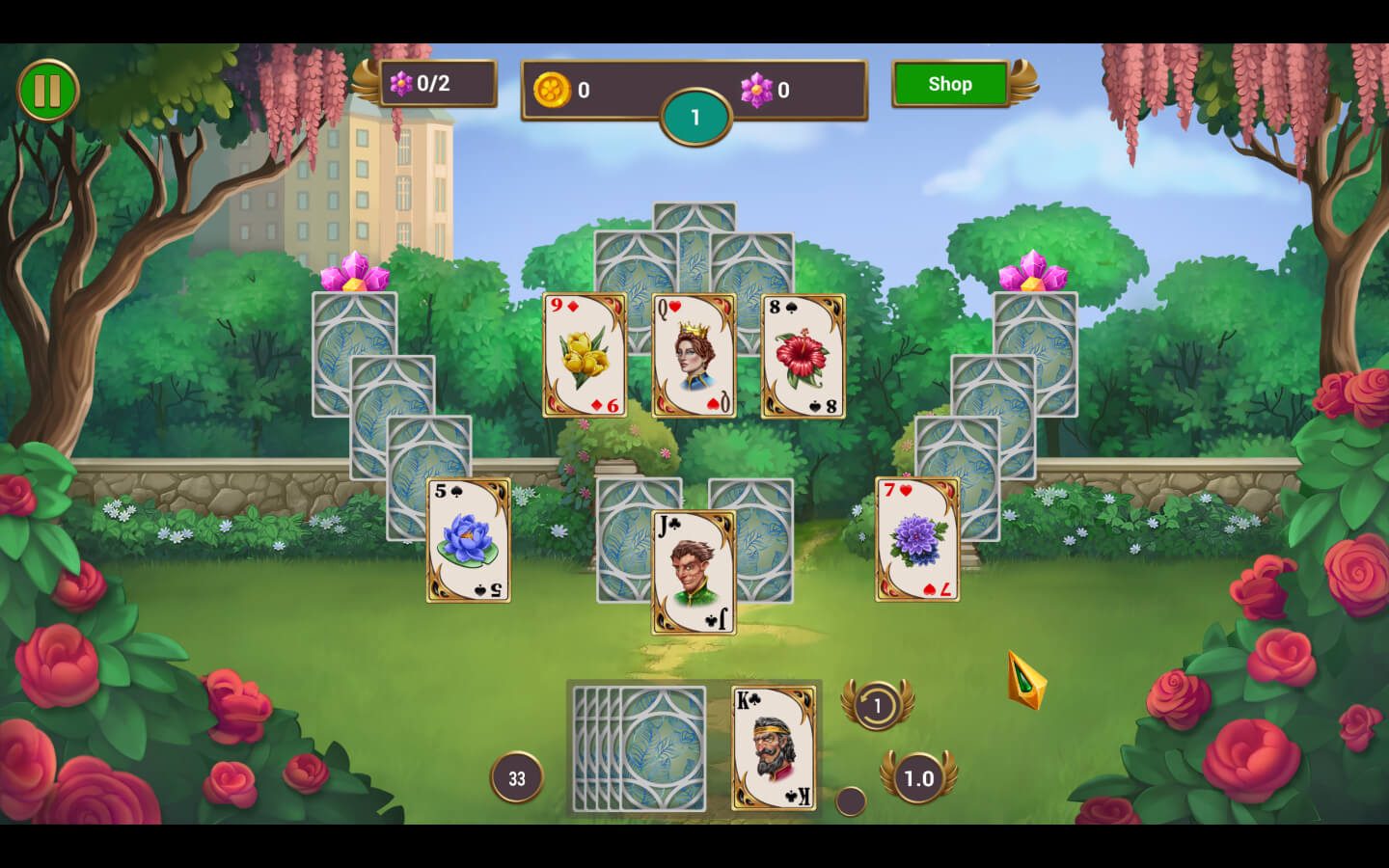 纸牌游戏：花园故事 Solitaire Quest: Garden Story for Mac v1.1 英文原生版-3