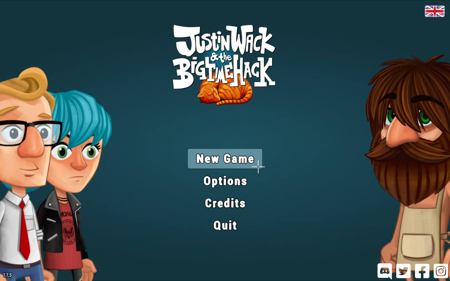 怪客贾斯丁的黑客时刻 Justin Wack and the Big Time Hack for Mac v1.2.7 英文原生版-1