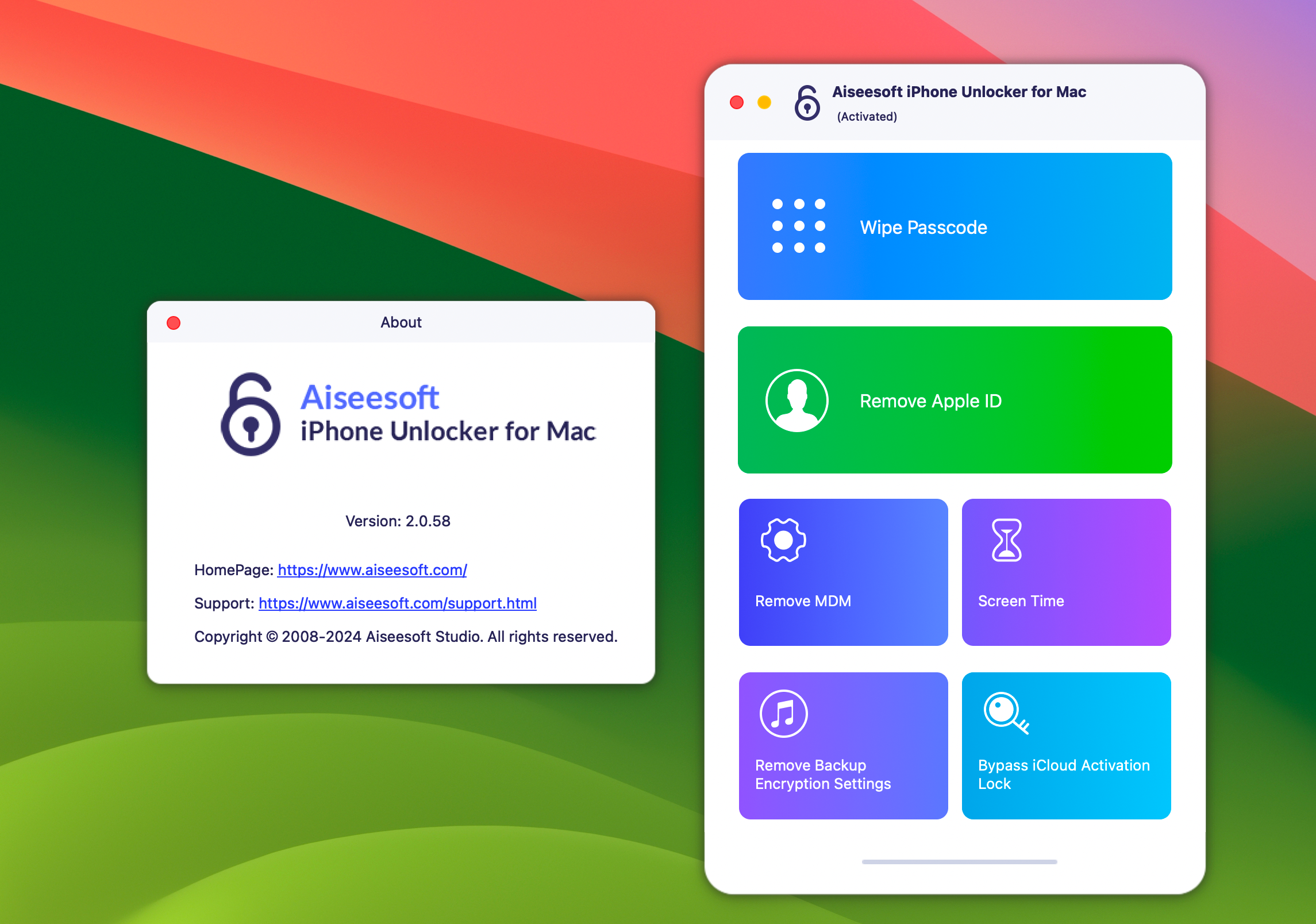 Aiseesoft iPhone Unlocker for Mac v2.0.58 苹果设备解锁工具 免激活下载-1