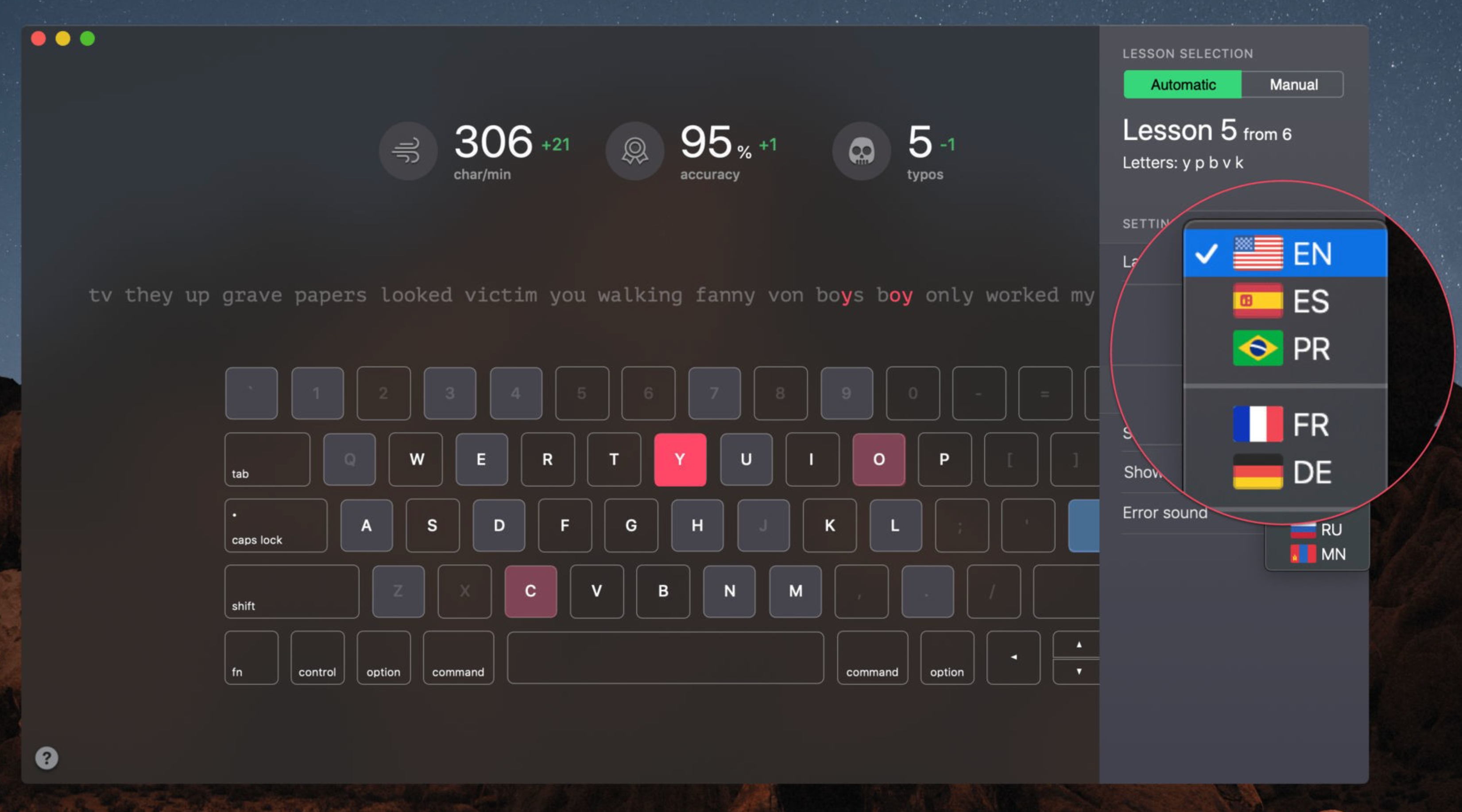 KeyKey for Mac v2.9.12 易于管理的打字辅导工具 免激活下载-1