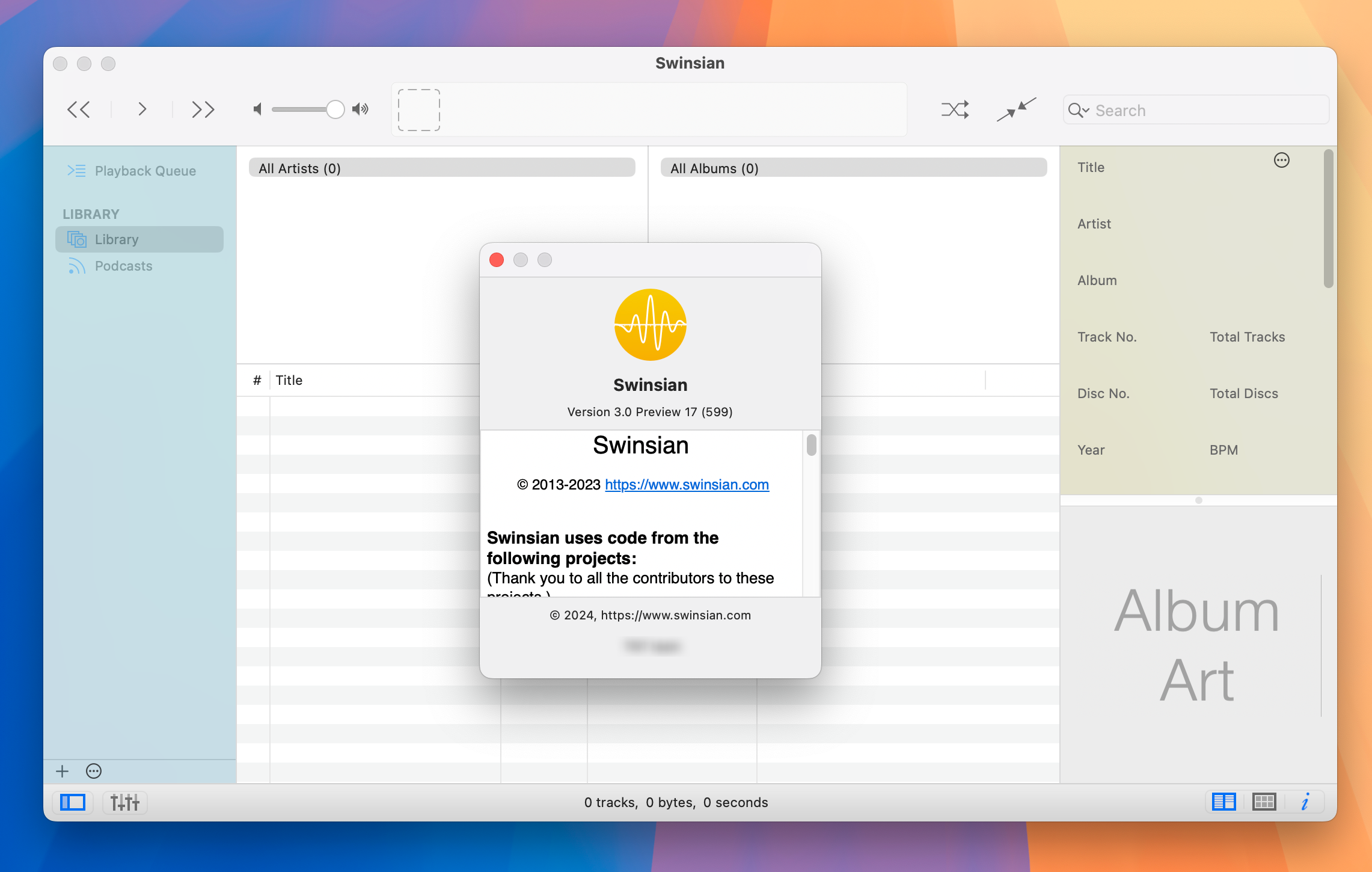 Swinsian for Mac v3.0Preview17 音乐播放器 免激活下载-1