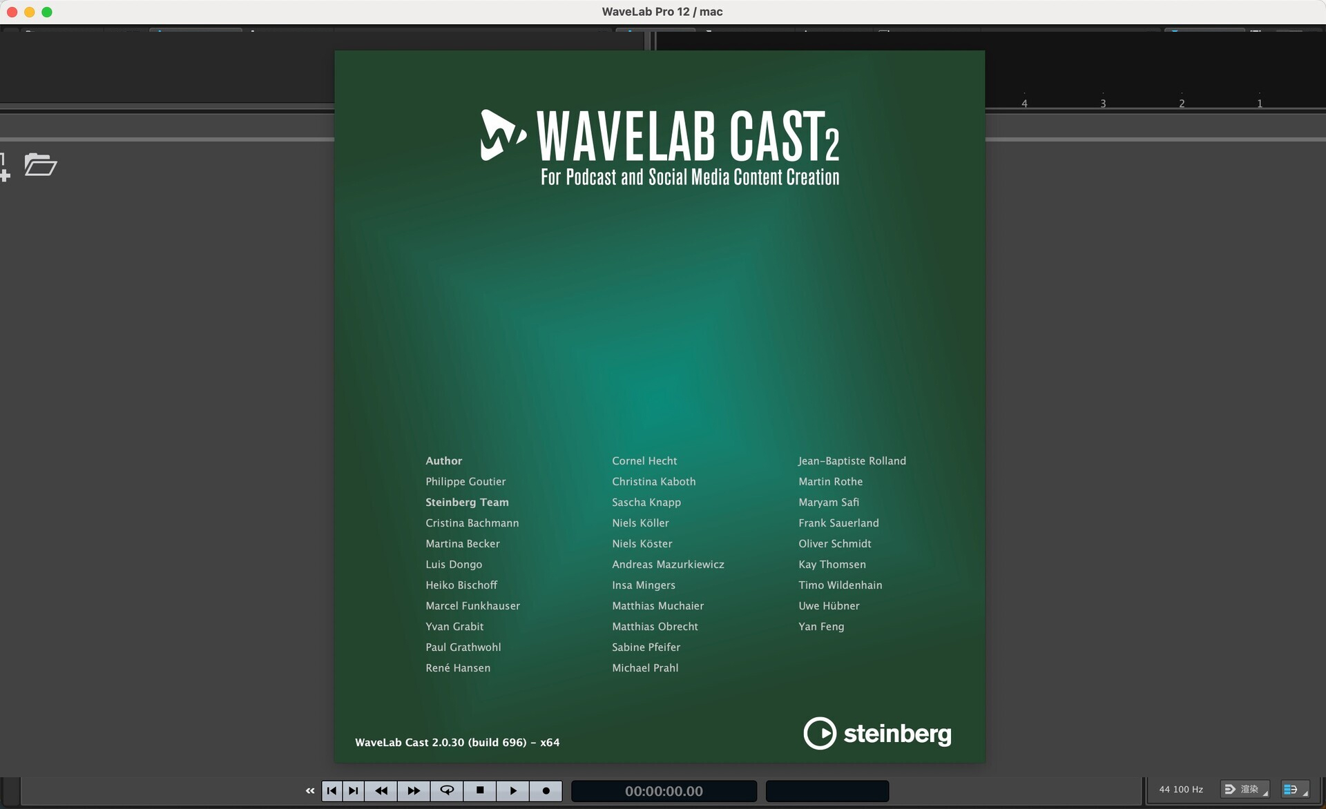 Steinberg WaveLab Cast for Mac v2.0.30 音频制作工具 免激活下载-1