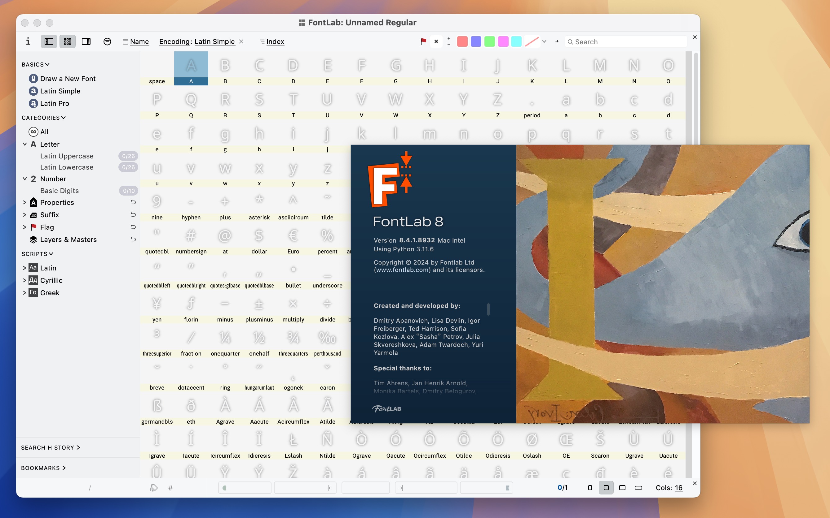 FontLab 8 for Mac v8.4.1.8932 Mac字体编辑器 免激活下载-1