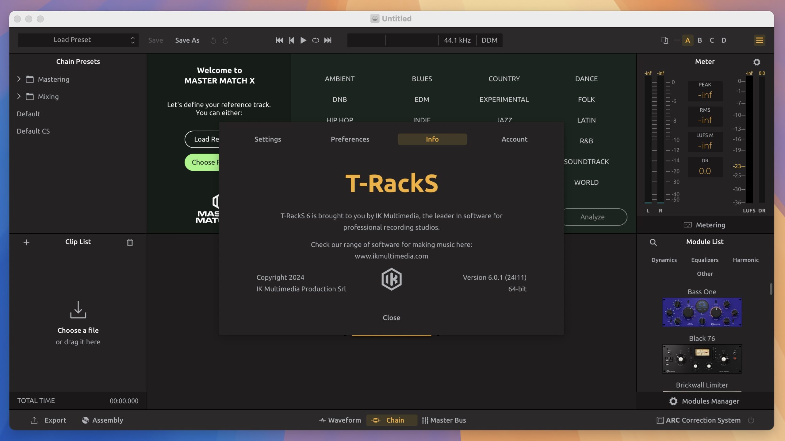 IK Multimedia T-RackS 6 MAX for Mac v6.0.1 混音和母带制作软件 免激活下载-1