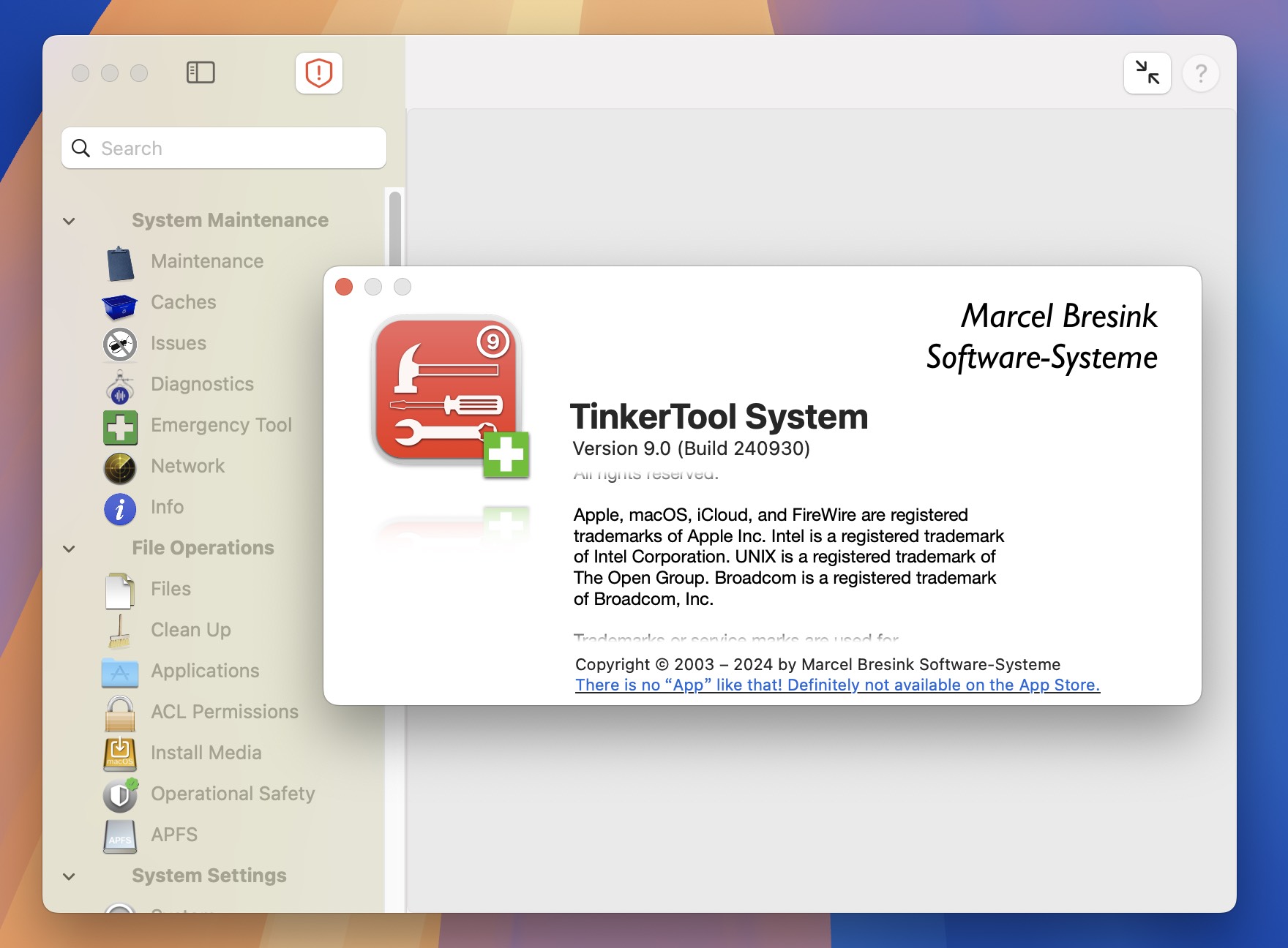 TinkerTool System for Mac v9.0.240930 系统维护工具 免激活下载-1