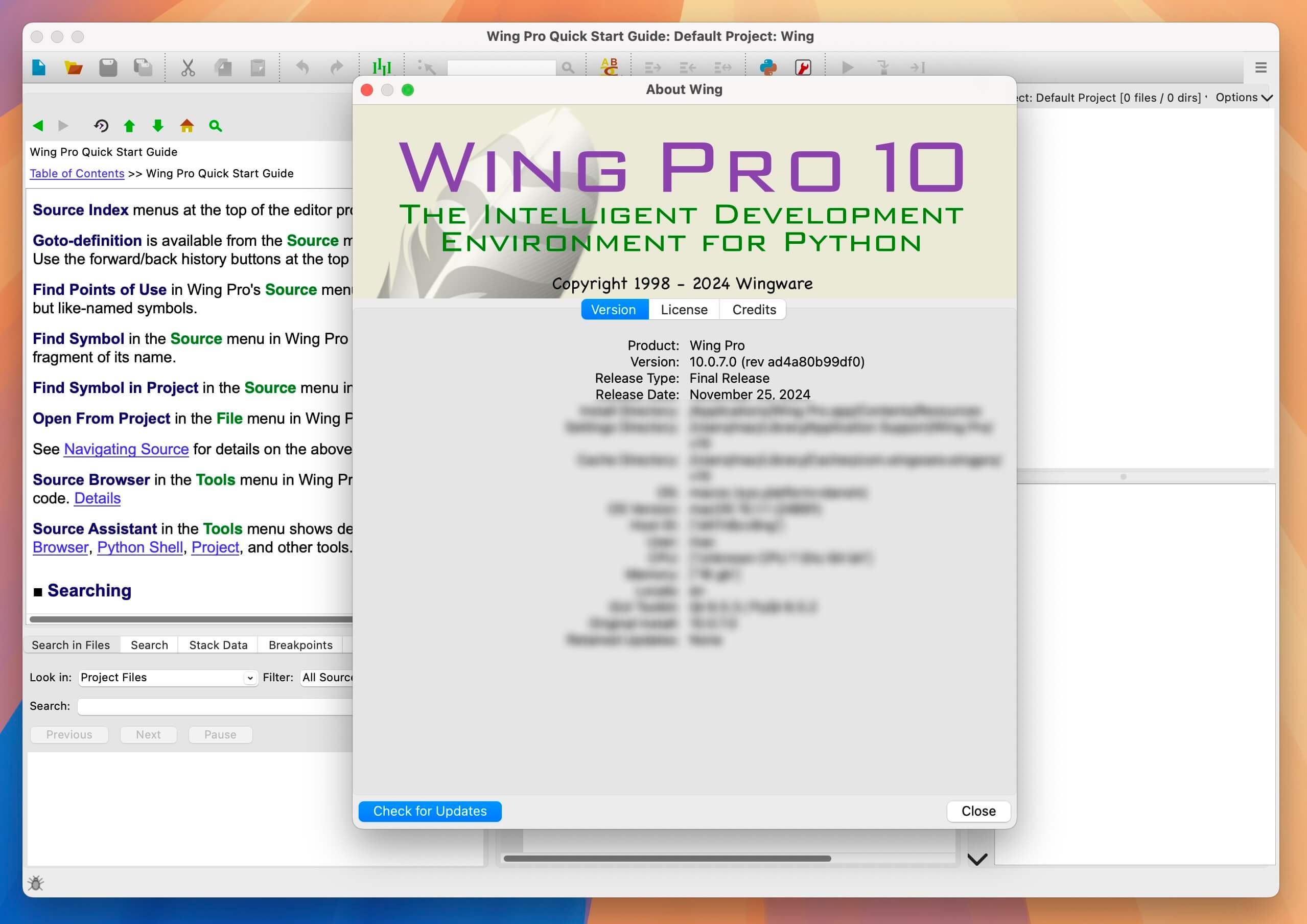 Wing Pro for Mac v10.0.7 强大的Python开发工具 免激活下载-1