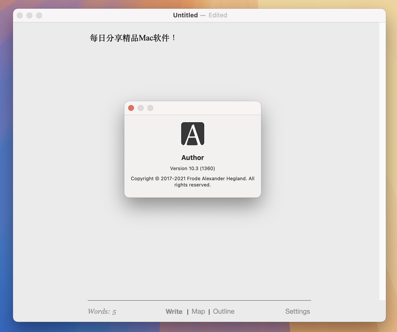 Author for Mac v10.3 文档编辑工具 免激活下载-1