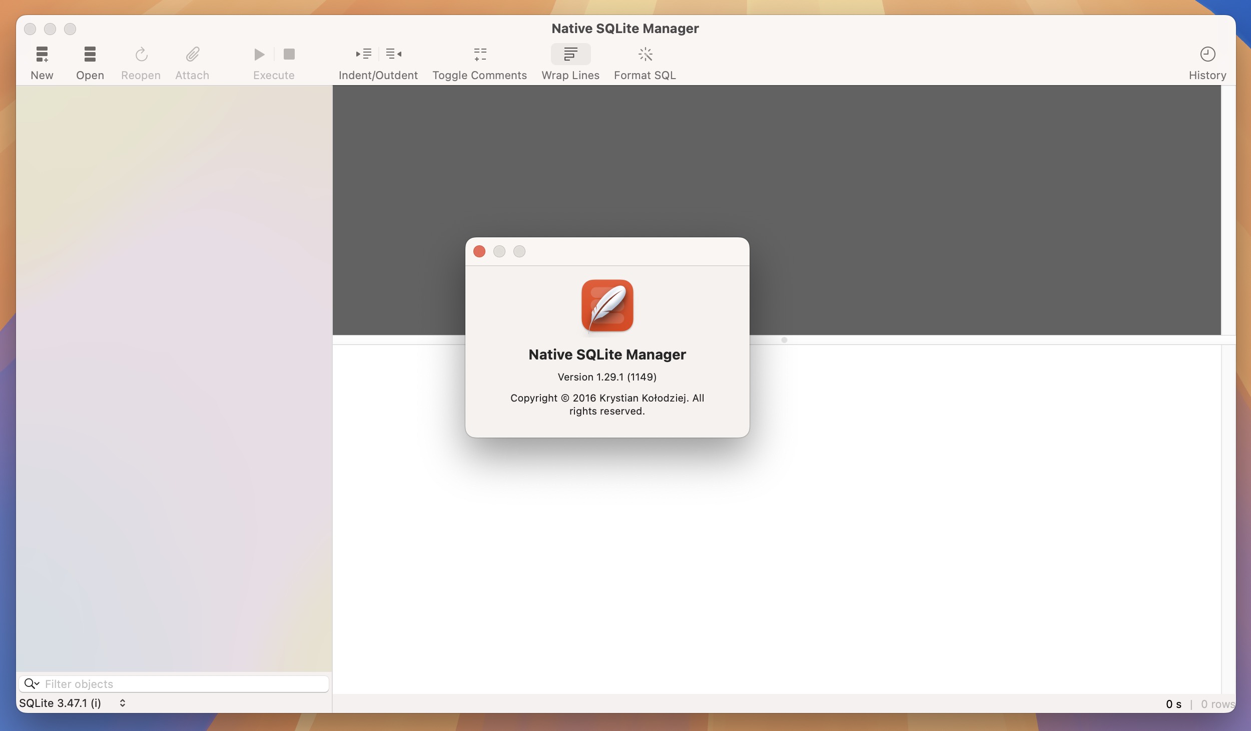 Native SQLite Manager for Mac v1.29.1 极简SQLite数据库管理器 免激活下载-1