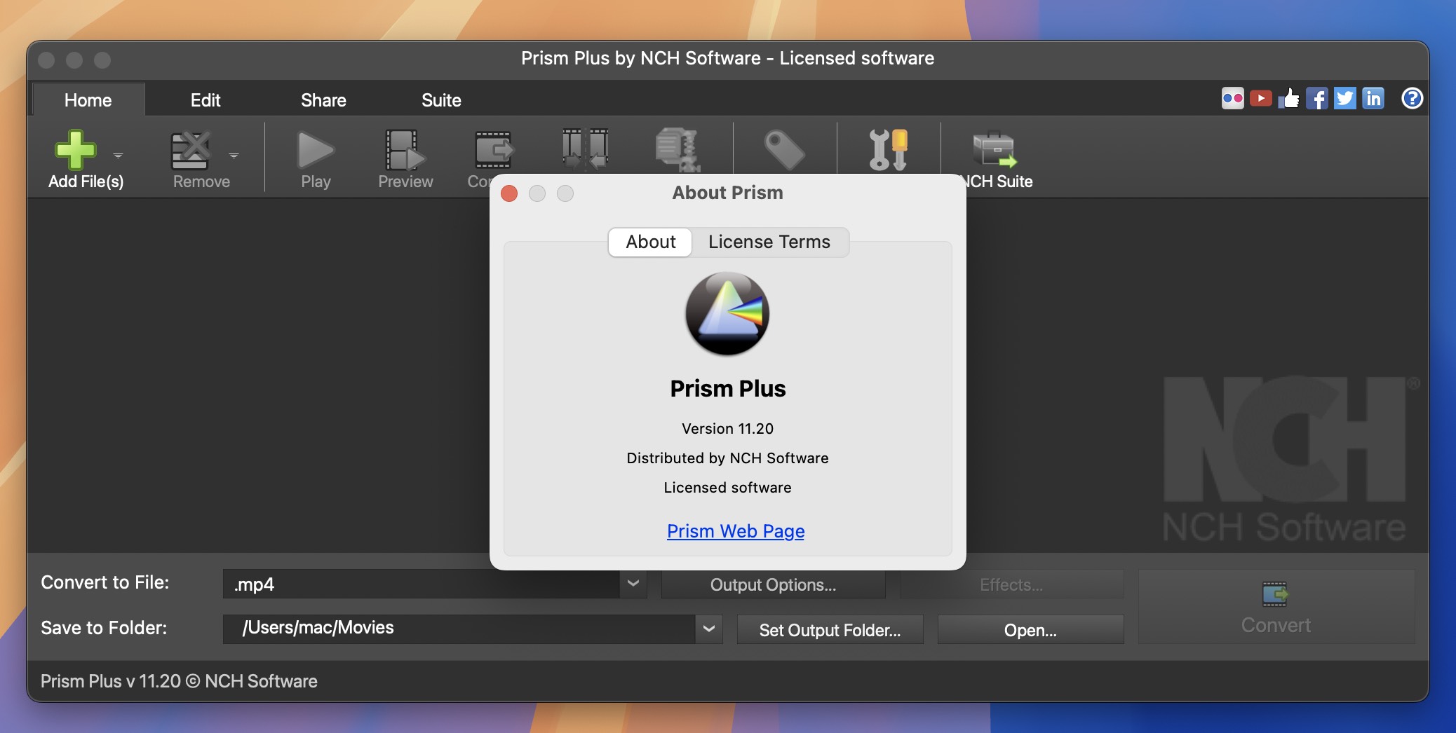 NCH Prism for Mac v11.20 全能视频格式转换软件 免激活下载-1