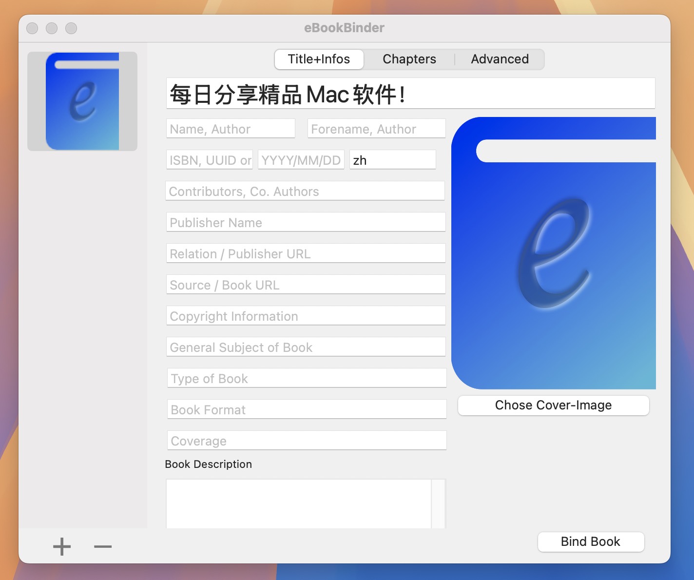 eBookBinder for Mac v1.12.6 电子书创建工具 免激活下载-1