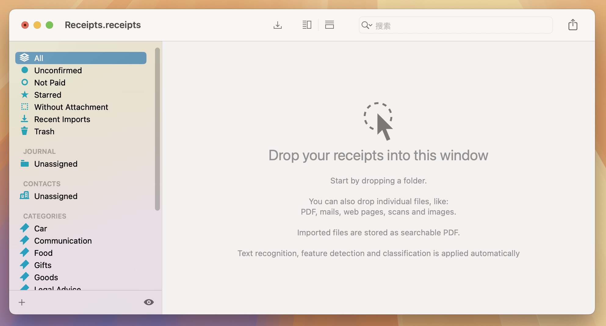 Receipts for Mac v1.16 财务管理软件 免激活下载-1