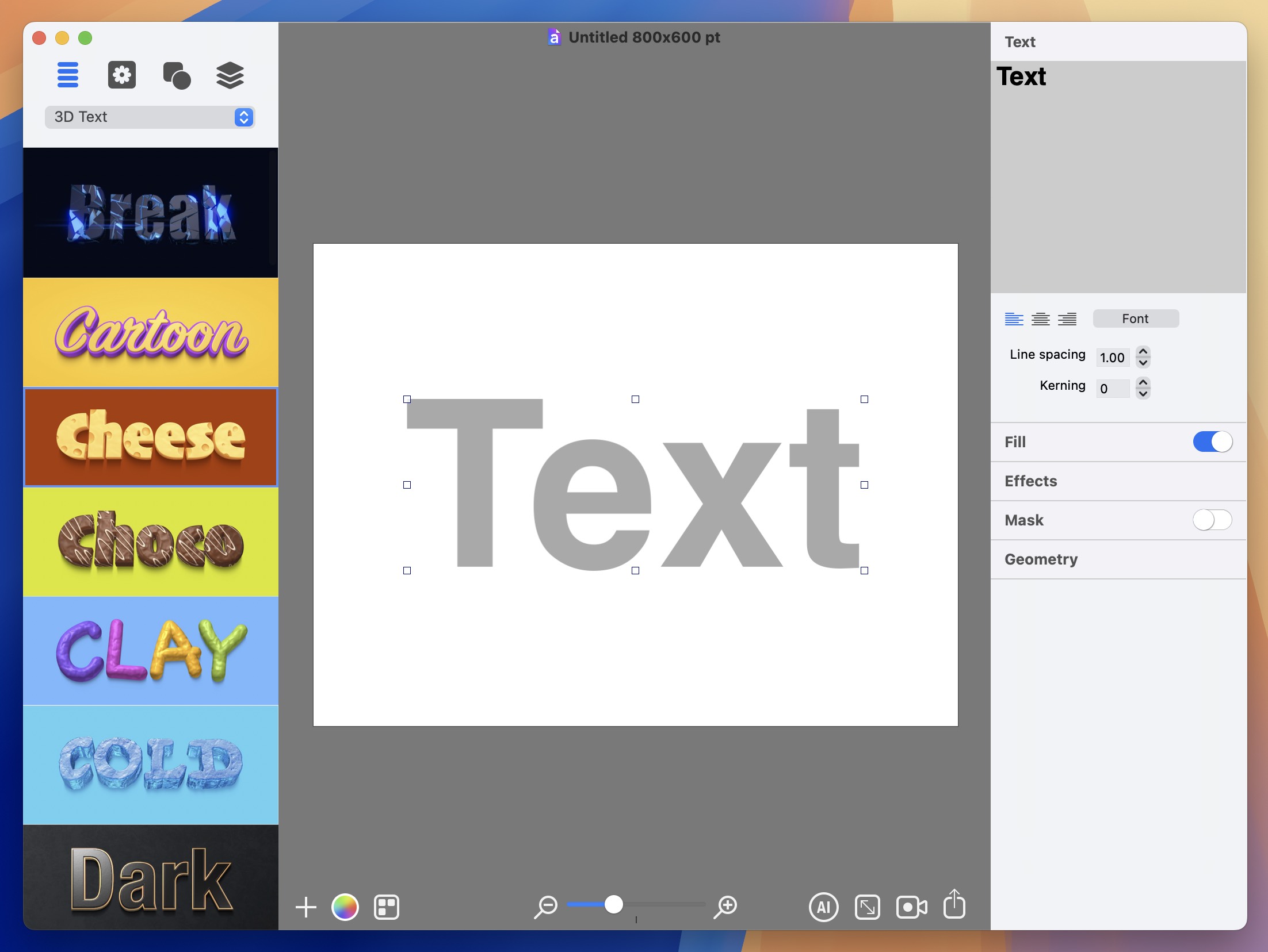 Art Text for Mac v4.4.0 艺术字设计软件 免激活下载-1