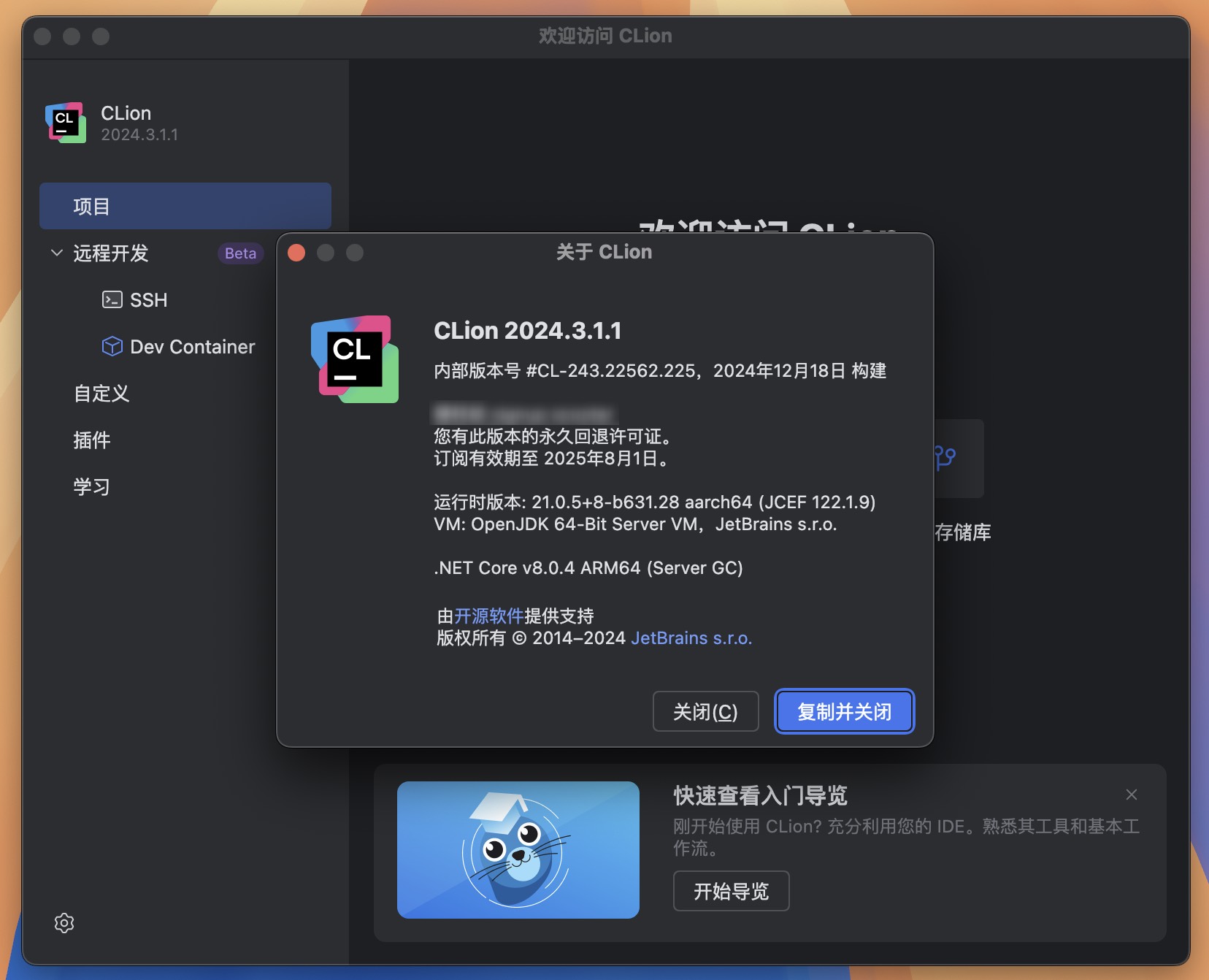 CLion for Mac v2024.3.1.1 跨平台集成开发环境 免激活下载-1