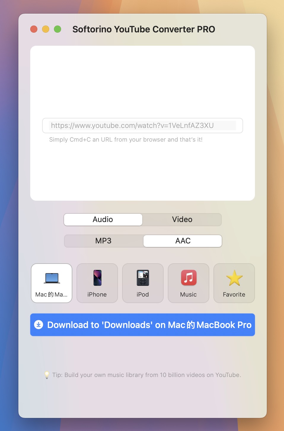 Softorino YouTube Converter PRO for Mac v5.1.12 视频离线下载工具 免激活下载-1