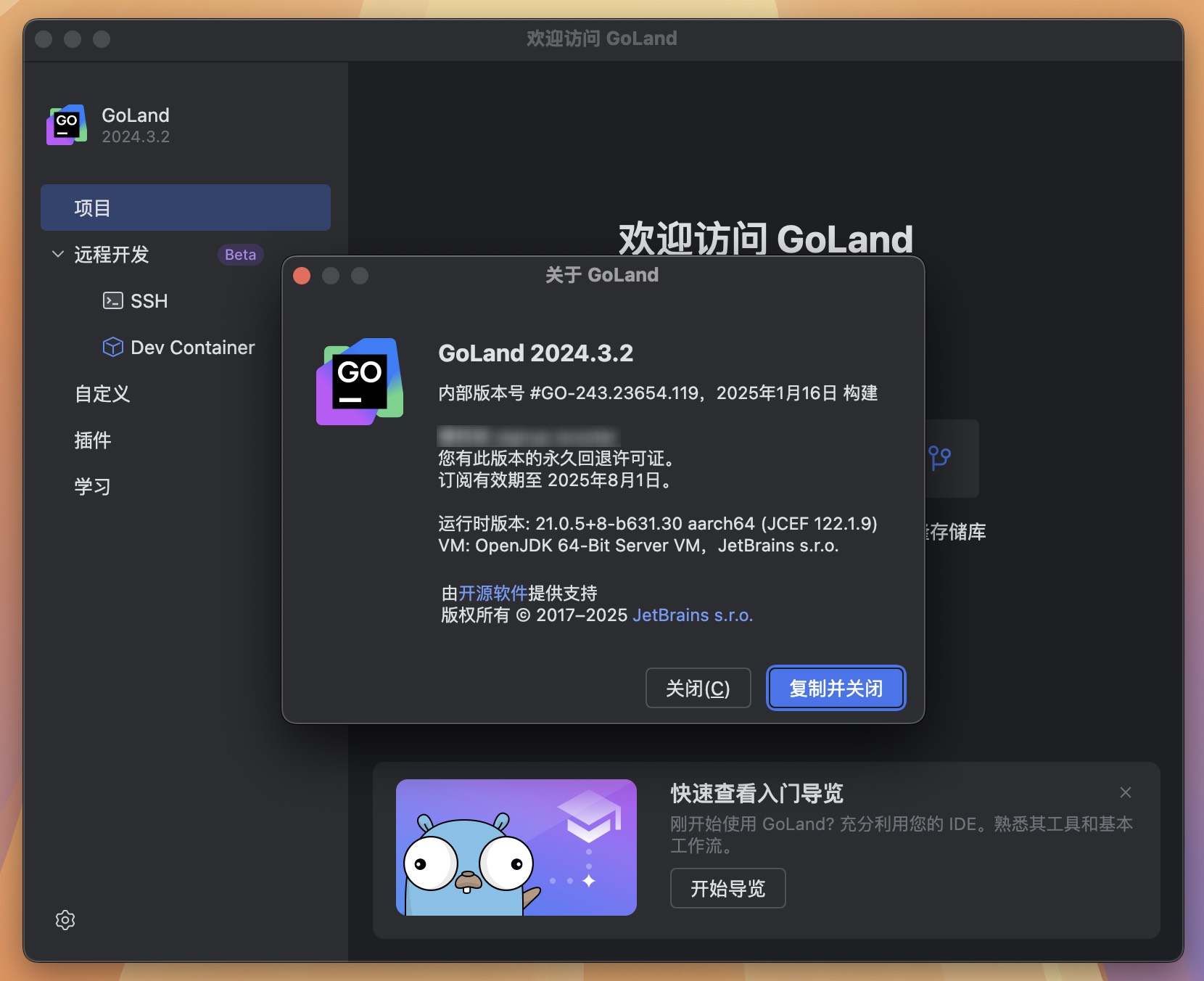 GoLand for Mac v2024.3.2 GO语言集成开发工具环境 免激活下载-1