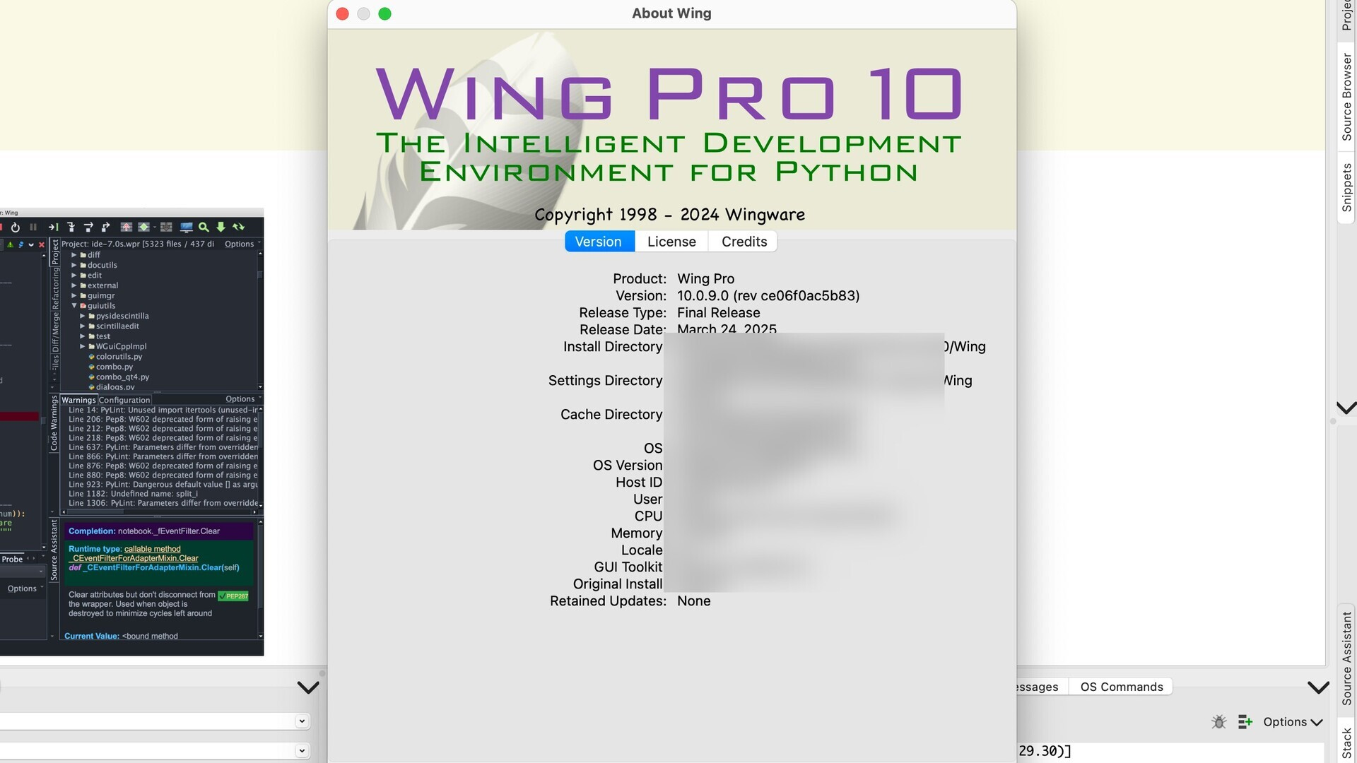 Wing Pro for Mac v10.0.9 强大的Python开发工具 免激活下载-1