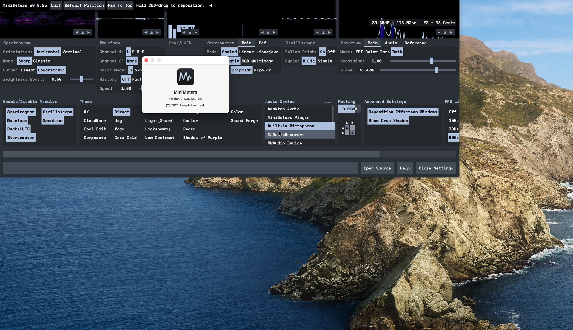 MiniMeters for Mac v0.8.25 独立音频计量软件 免激活下载-1