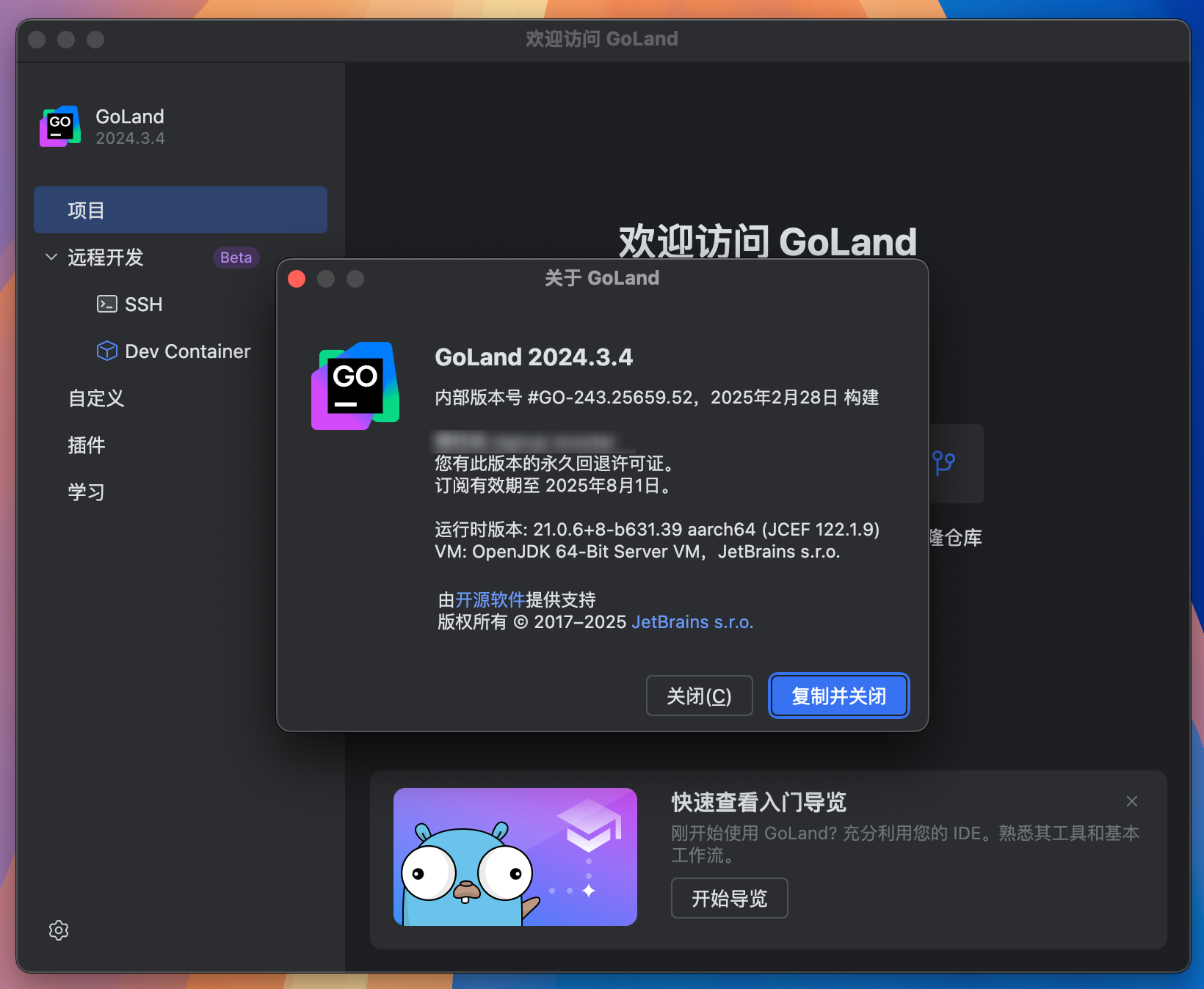 GoLand for Mac v2024.3.4 GO语言集成开发工具环境 免激活下载-1