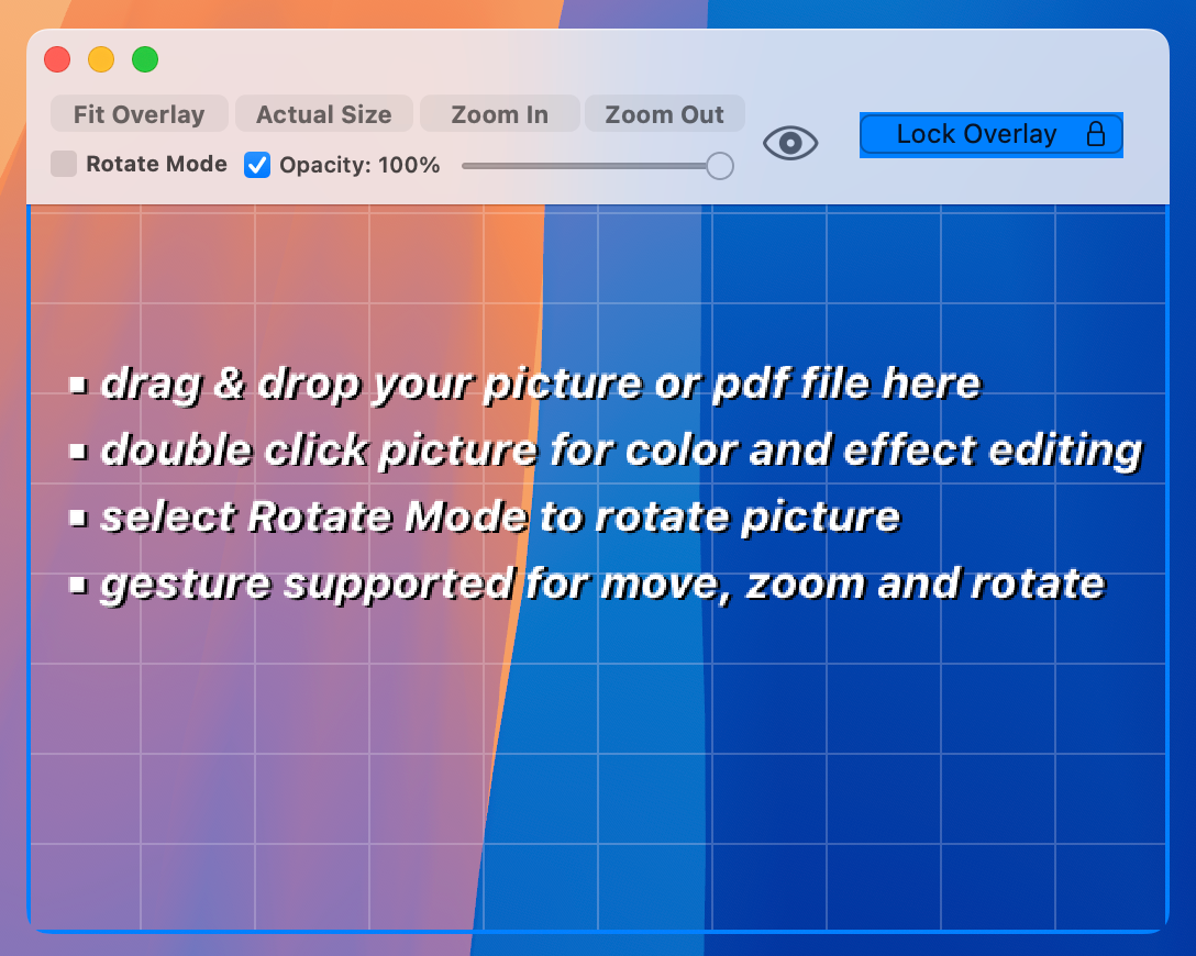 Overlay for Mac v4.32 图像和文档透明显示工具 免激活下载-1