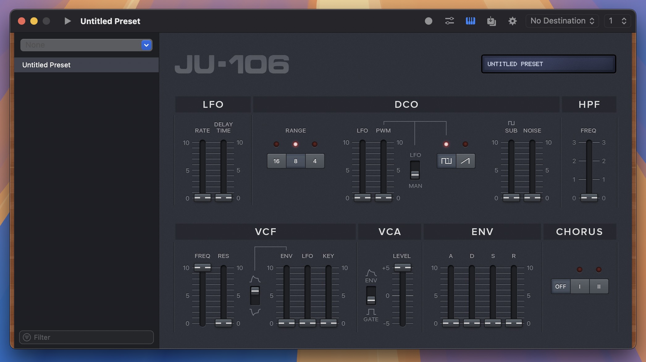 JU-106 Editor for Mac v2.5.3 预设管理器和编辑器 免激活下载-1