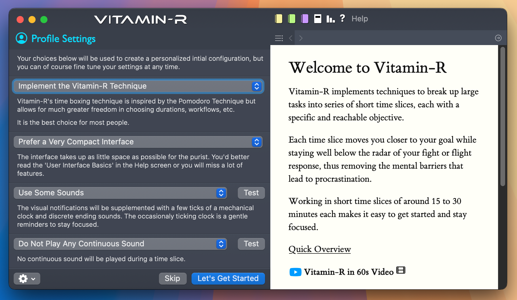 Vitamin-R for Mac v4.18 GTD工作效率管理 免激活下载-1