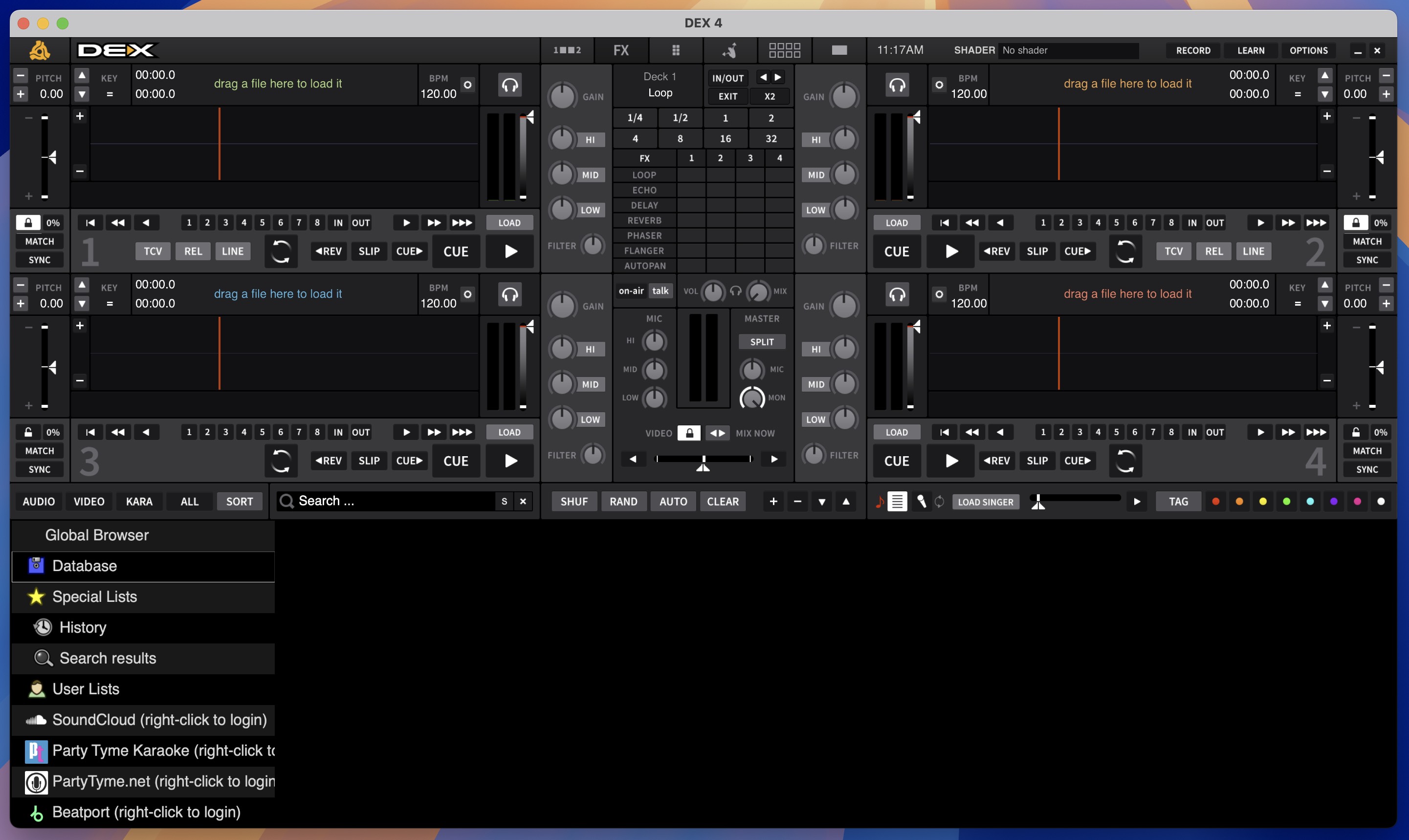 PCDJ DEX 4 for Mac v4.0.0 DJ混音软件 免激活下载-1
