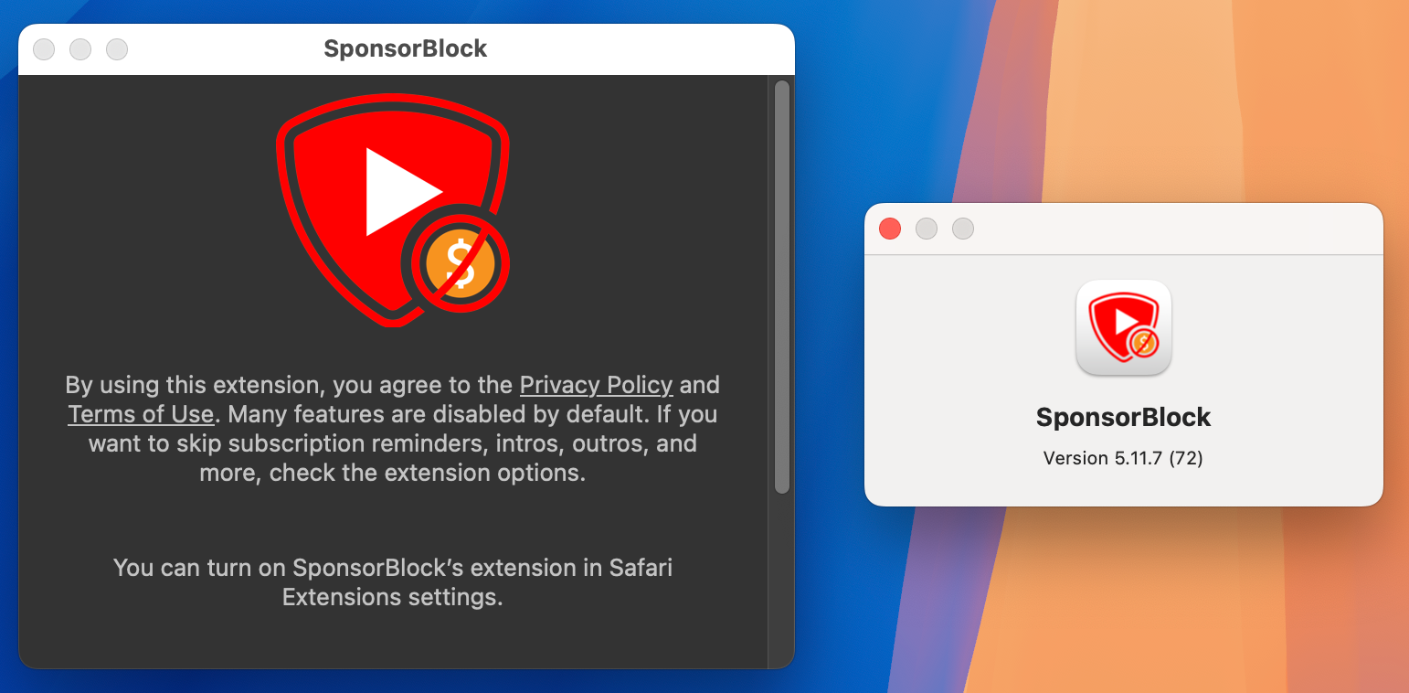 SponsorBlock for Mac v5.11.7 跳过youtube赞助商广告 免激活下载-1
