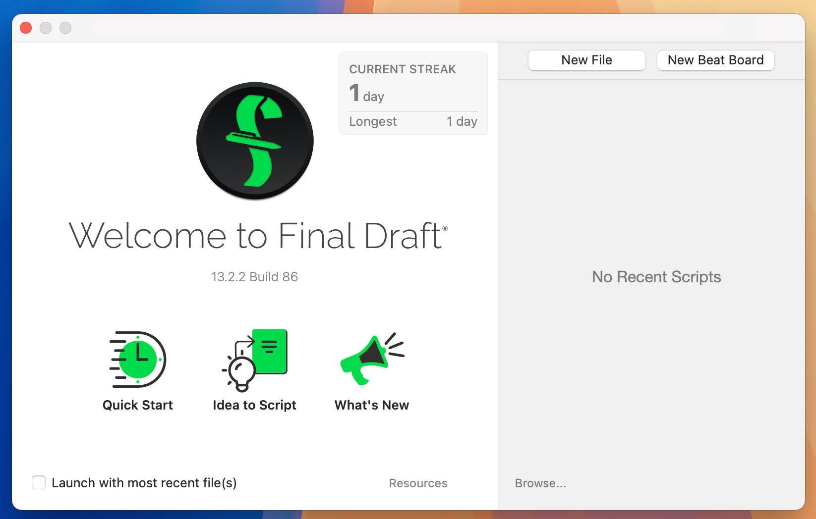 Final Draft 13 for Mac v13.2.2 剧本写作软件 免激活下载-1