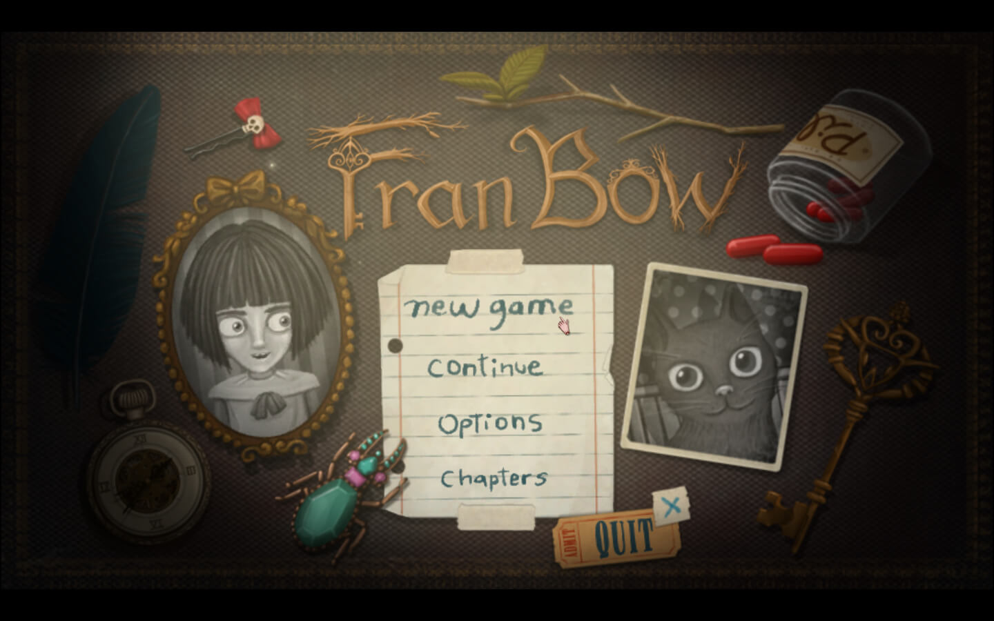 弗兰的悲惨之旅 Fran Bow for Mac v1.0.1 Unity Mac 英文原生版-1