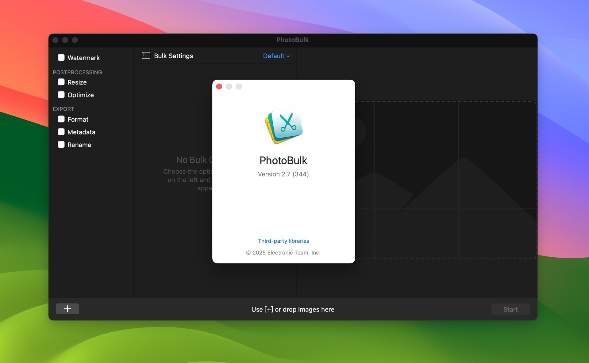 PhotoBulk for Mac v2.7 图像批量添加水印工具 免激活下载-1