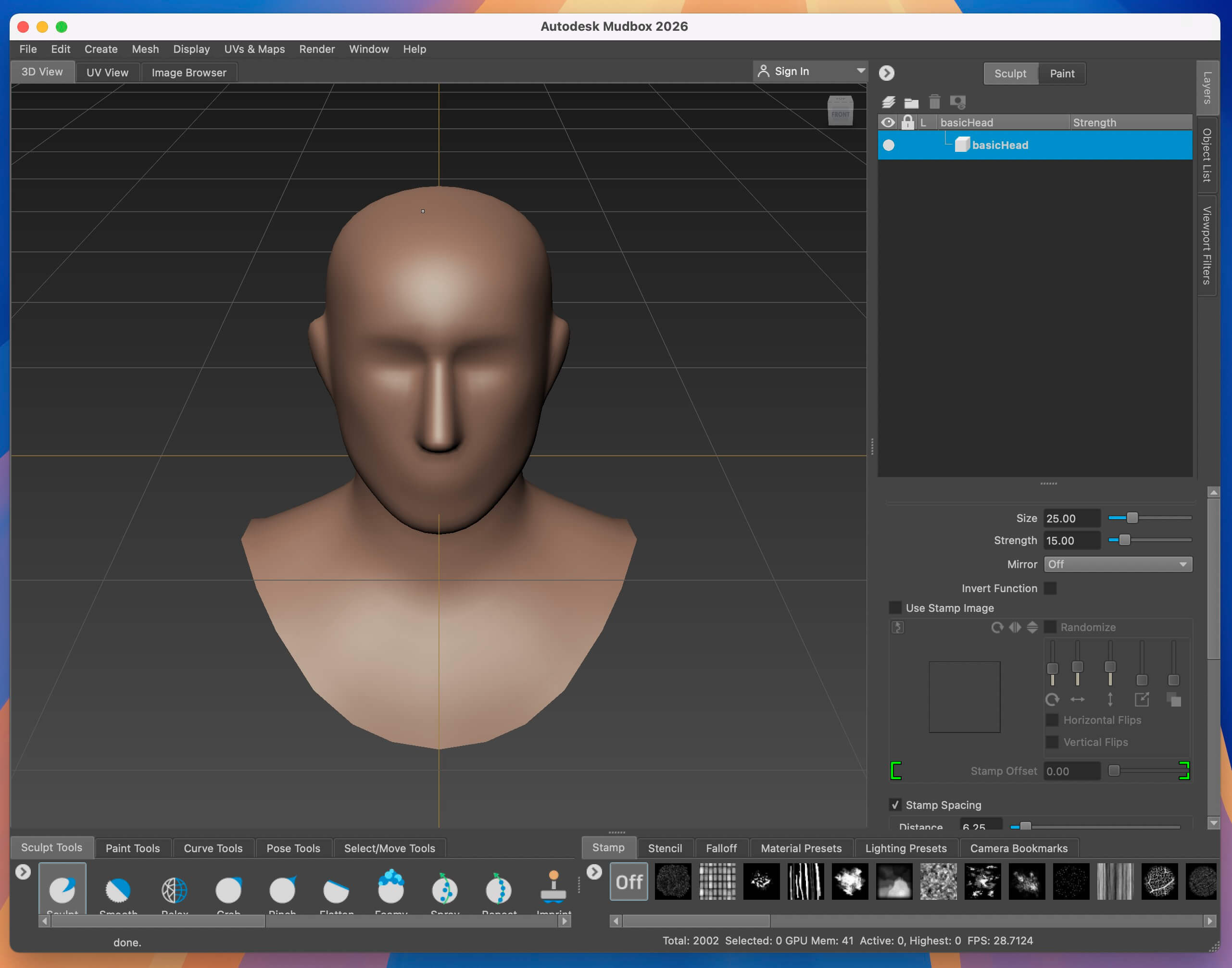 Autodesk Mudbox 2026 for Mac v2026 3D数字绘画和雕刻软件 免激活下载-1