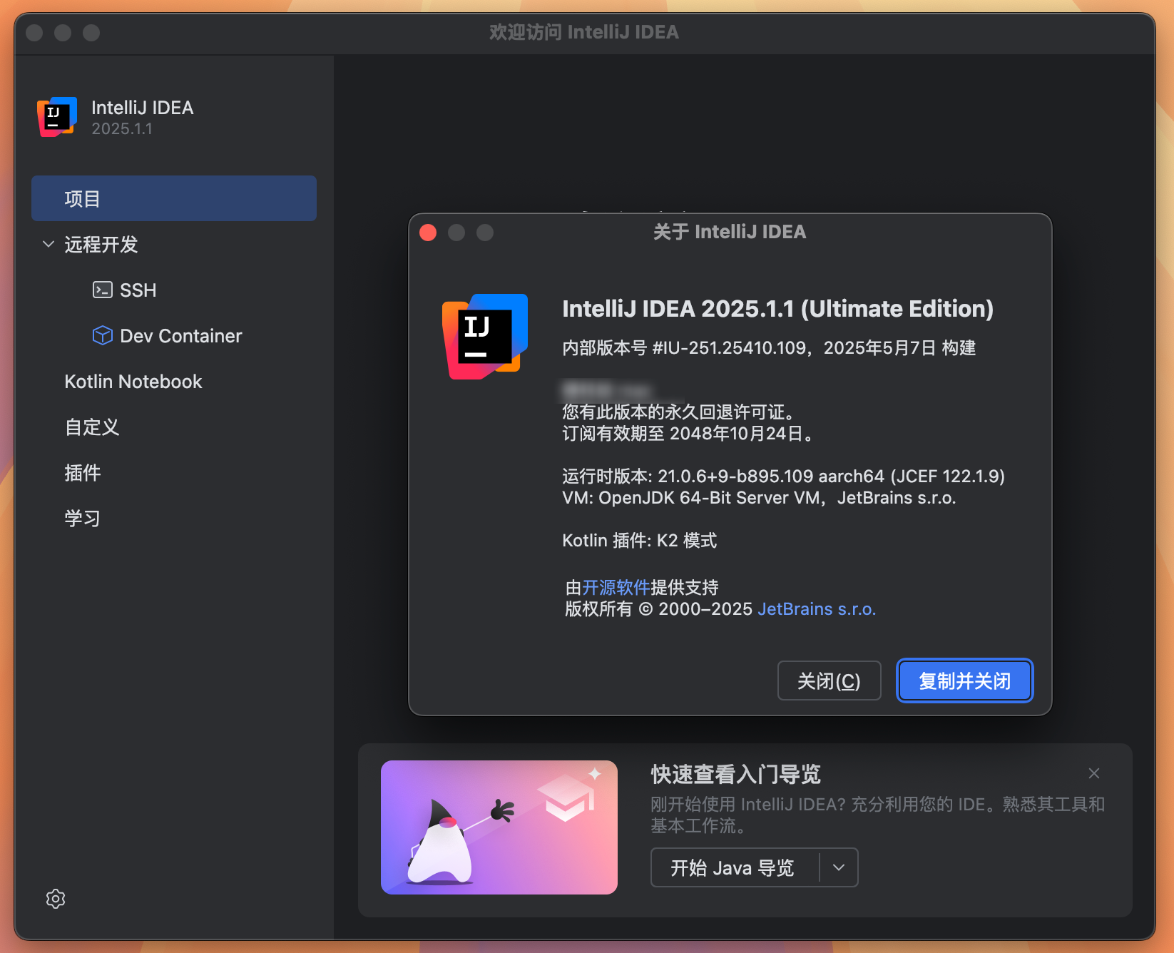 Intellij IDEA for Mac v2025.1.1 Java语言开发集成环境 免激活下载-1